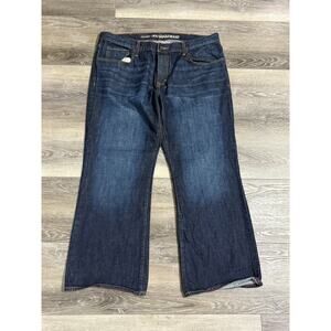 Old Navy Famous Jeans Dark Wash Boot Cut Semi-Evase Jeans Pants - Men’s 38x29